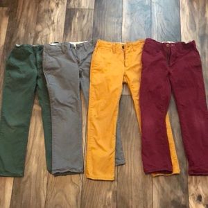 LOT of 4 Gap Chino Pants